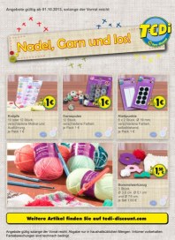 Tedi Nadel, Garn und los September 2013 KW40 Tedi Nadel, Garn und los September 2013 KW40