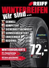 REIFF Reifen und Autotechnik Winterreifen September 2013 KW40