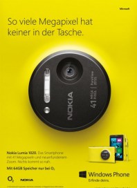 Microsoft So viele Megapixel hat keiner in der Tasche November 2013 KW44 Microsoft So viele Megapixel hat keiner in der Tasche November 2013 KW44