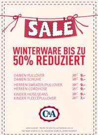 C&A Sale Dezember 2013 KW51