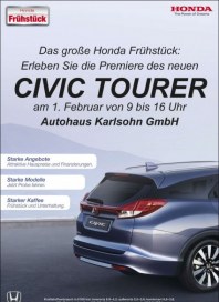 Autohaus Karlsohn GmbH Civic Tourer Januar 2014 KW02