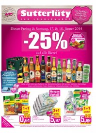 Sutterlüty Sutterlüty Angebote 16.01 - 22.01.2014 Januar 2014 KW03 Sutterlüty Sutterlüty Angebote 16.01 - 22.01.2014 Januar 2014 KW03