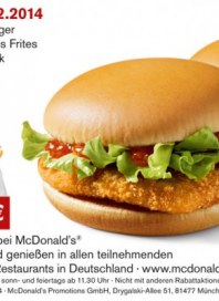 McDonald's Ich liebe es Februar 2014 KW08 McDonald's Ich liebe es Februar 2014 KW08
