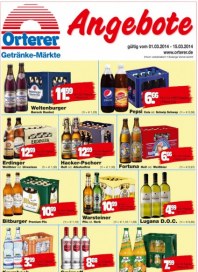 Orterer Getränkemarkt Aktuelle Angebote März 2014 KW09