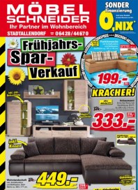 Möbel-Schneider Frühjahrs-Spar-Verkauf März 2014 KW12