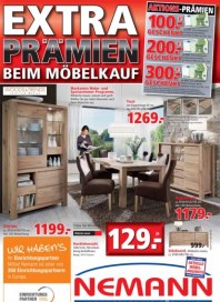 Nemann Extra Prämien beim Möbelkauf April 2014 KW14