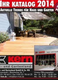MDH-Kern Holz- und Gartenland Ihr Katalog 2014 April 2014 KW14