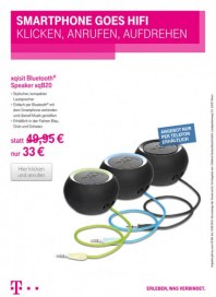 Telekom Shop Smartphone goes HiFi - Klicken, anrufen, aufdrehen August 2014 KW34