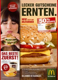 McDonald's Lecker Gutscheine ernten September 2014 KW37