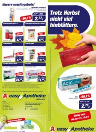 easyApotheke Trotz Herbst nicht viel hinblättern Oktober 2014 KW40 easyApotheke Trotz Herbst nicht viel hinblättern Oktober 2014 KW40
