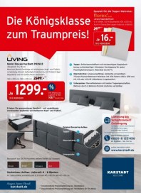 KARSTADT Matratzen & Bettwaren - Die Königsklasse zum Traumpreis Oktober 2014 KW43