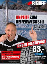 REIFF Reifen und Autotechnik Anpfiff zum Reifenwechsel November 2014 KW47 REIFF Reifen und Autotechnik Anpfiff zum Reifenwechsel November 2014 KW47