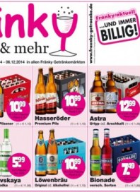 Fränky Getränkemarkt Aktuelle Angebote November 2014 KW48 1 Fränky Getränkemarkt Aktuelle Angebote November 2014 KW48 1