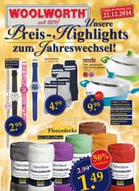 Woolworth Unsere Preis-Highlights zum Jahreswechsel Dezember 2014 KW52