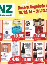 Benz Getränkemarkt Aktuelle Angebote Januar 2015 KW01