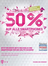 Telekom Shop 50% auf alle Smartphones¹ Januar 2015 KW05 Telekom Shop 50% auf alle Smartphones¹ Januar 2015 KW05