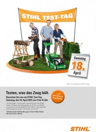 Stihl Stihl Test-Tag April 2015 KW16 Stihl Stihl Test-Tag April 2015 KW16