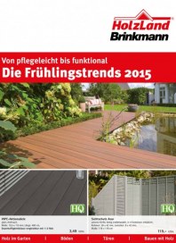 HolzLand Brinkmann Die Frühlingstrends 2015 April 2015 KW16