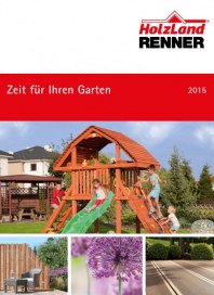 HolzLand Renner Zeit für Ihren Garten 2015 April 2015 KW16