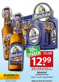 Getränkeland Mönchshof...Angebot April 2015 KW17 Getränkeland Mönchshof...Angebot April 2015 KW17