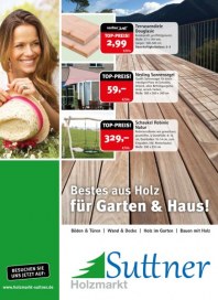 Holzmarkt Suttner Bestes aus Holz für Garten & Haus April 2015 KW17
