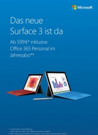 Microsoft Das neue Surface 3 ist da Mai 2015 KW21