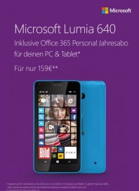 Microsoft Microsoft Lumia 640 Mai 2015 KW21 Microsoft Microsoft Lumia 640 Mai 2015 KW21