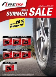 First Stop Reifen Auto Service GmbH Unser Summer Sale Mai 2015 KW22 First Stop Reifen Auto Service GmbH Unser Summer Sale Mai 2015 KW22