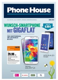 Phone House Wunsch-Smartphone mit Gigaflat Juni 2015 KW23
