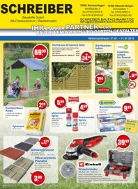 Schreiber Baustoffe GmbH Ihr starker Partner fürs Bauen, Renovieren und Garten gestalten Juli 2015 K Schreiber Baustoffe GmbH Ihr starker Partner fürs Bauen, Renovieren und Garten gestalten Juli 2015 K