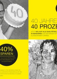 Binder Optik 40 Jahre - 40% September 2015 KW36 Binder Optik 40 Jahre - 40% September 2015 KW36
