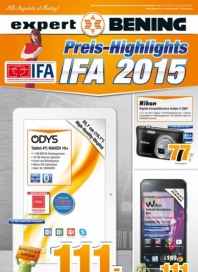 expert Bening Preis-Highlights IFA 2015 September 2015 KW37