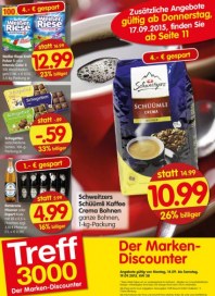 Treff 3000 Der Marken-Discounter September 2015 KW38 1 Treff 3000 Der Marken-Discounter September 2015 KW38 1