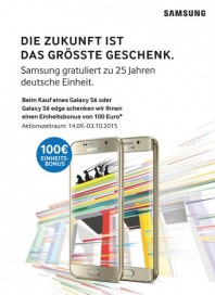 Samsung Die Zukunft ist das größte Geschenk September 2015 KW38 1