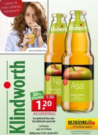 Getränkeland Klindworth...Angebot September 2015 KW39 Getränkeland Klindworth...Angebot September 2015 KW39