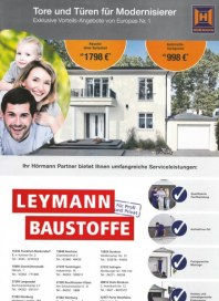 Leymann Baustoffe Tore und Türen für Modernisierer September 2015 KW39