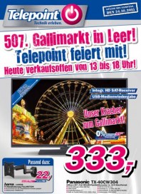 Telepoint 507. Gallimarkt in Leer! Telepoint feiert mit Oktober 2015 KW42
