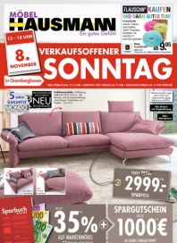 Möbel Hausmann Bis zu 35% auf Markenmöbel November 2015 KW45