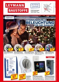 Leymann Baustoffe Stimmungsvolle Beleuchtung für ihr Zuhause November 2015 KW46