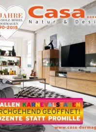 Casa Natürliches Wohnen GmbH 25 Jahre Massivholz - Möbel in Dormagen Februar 2016 KW05