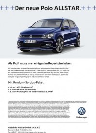 Volkswagen Der neue Polo ALLSTAR Februar 2016 KW08