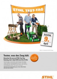 Stihl Test-Tag April 2016 KW14 Stihl Test-Tag April 2016 KW14