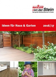 Holzland von der Stein Ideen für Haus & Garten 2016/17 April 2016 KW13