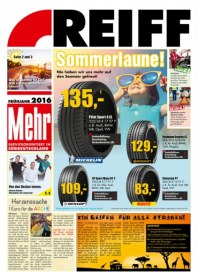 REIFF Reifen und Autotechnik Sommerlaune April 2016 KW13