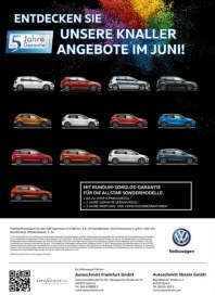 Volkswagen Entdecken Sie unsere Knaller Angebote im Juni Juni 2016 KW23