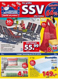 Dänisches Bettenlager Der größte SSV aller Zeiten Juni 2016 KW25 Dänisches Bettenlager Der größte SSV aller Zeiten Juni 2016 KW25