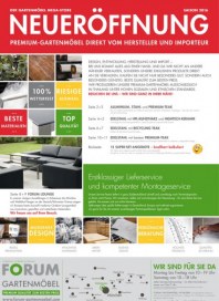 Forum Gartenmöbel GmbH Neueröffnung Juli 2016 KW26