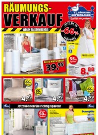 Dänisches Bettenlager Räumungsverkauf August 2016 KW32
