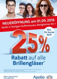 Apollo Optik Neueröffnung - Stuttgart September 2016 KW35 Apollo Optik Neueröffnung - Stuttgart September 2016 KW35