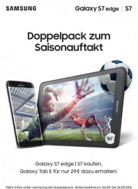 Samsung Doppelpack zum Saisonauftakt September 2016 KW36